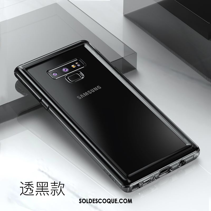 Coque Samsung Galaxy Note 9 Transparent Ballon Tendance Très Mince Nouveau Pas Cher