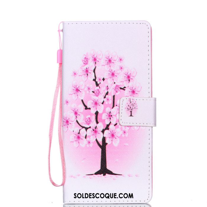 Coque Samsung Galaxy Note 9 Téléphone Portable Ornements Suspendus Carte Rose Étui En Cuir Soldes