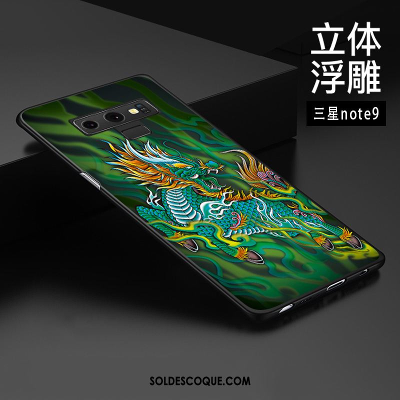 Coque Samsung Galaxy Note 9 Téléphone Portable Étui Style Chinois Délavé En Daim Personnalisé En Vente