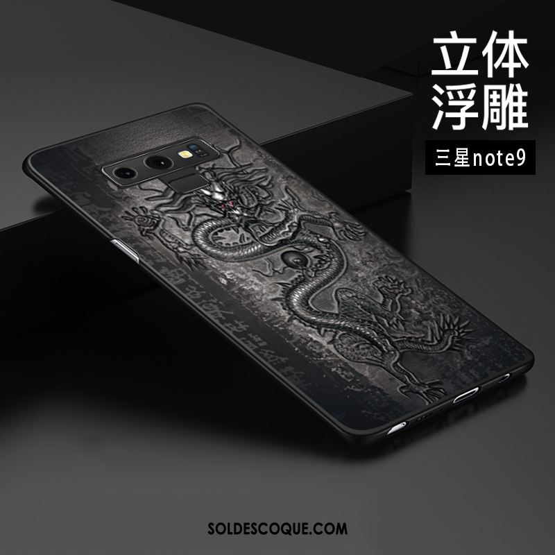 Coque Samsung Galaxy Note 9 Téléphone Portable Étui Style Chinois Délavé En Daim Personnalisé En Vente