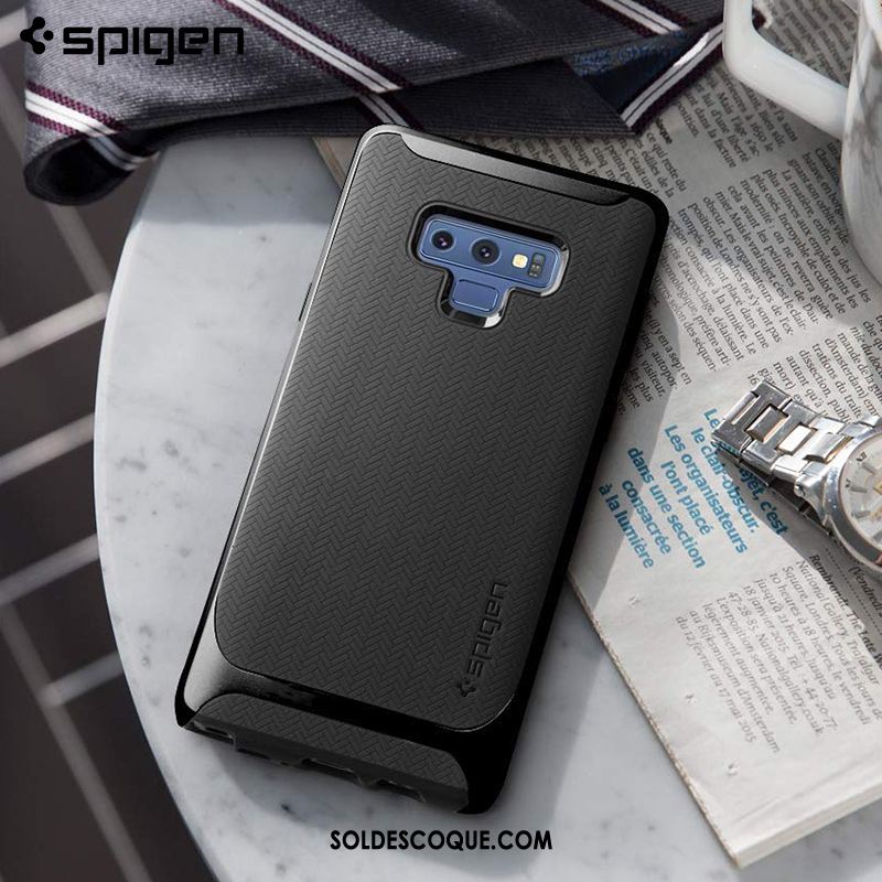 Coque Samsung Galaxy Note 9 Étoile Noir Marque De Tendance Nouveau Mode Housse Soldes
