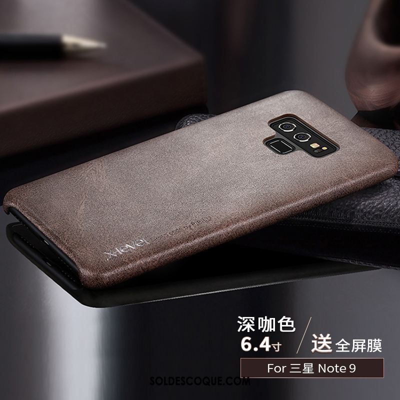 Coque Samsung Galaxy Note 9 Étoile Nouveau Créatif Étui En Cuir Personnalité Pas Cher