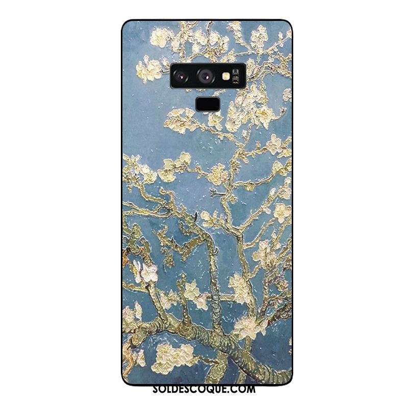 Coque Samsung Galaxy Note 9 Étoile Protection Gaufrage Peinture À L'huile Europe Soldes