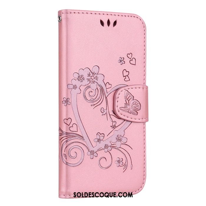 Coque Samsung Galaxy Note 9 Étui En Cuir En Relief Amour Téléphone Portable Papillon En Ligne