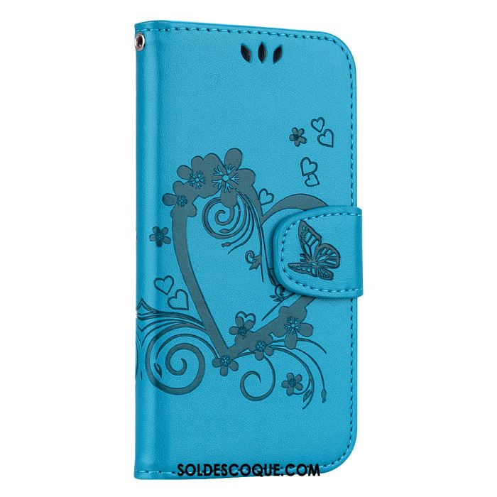 Coque Samsung Galaxy Note 9 Étui En Cuir En Relief Amour Téléphone Portable Papillon En Ligne