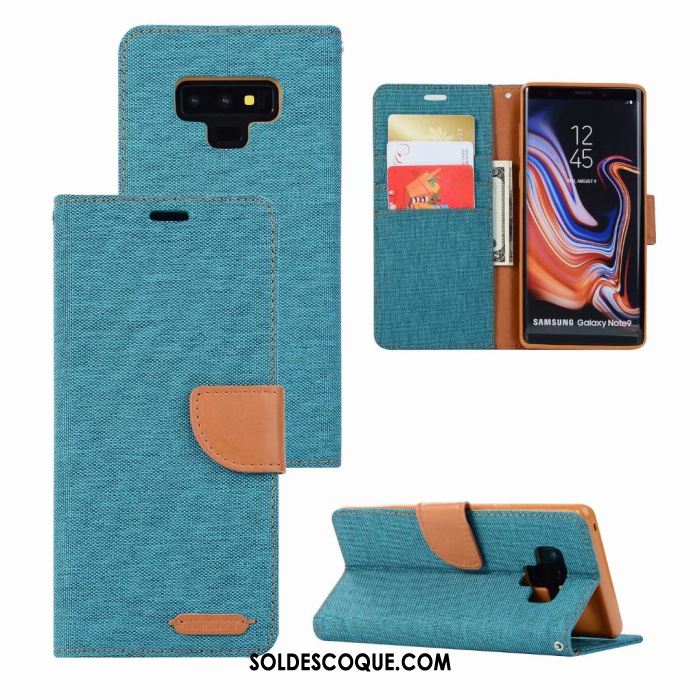 Coque Samsung Galaxy Note 9 Étui En Cuir Gris Tout Compris Incassable Étoile Pas Cher