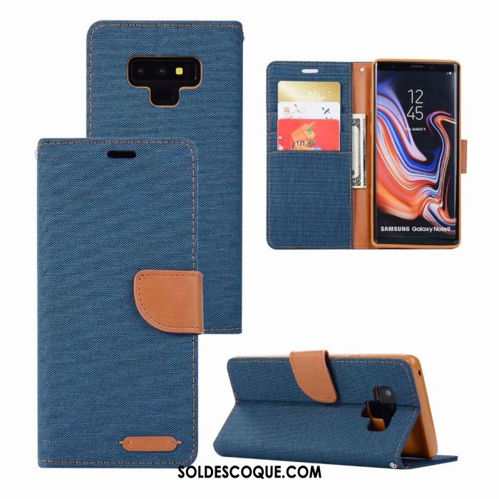 Coque Samsung Galaxy Note 9 Étui En Cuir Gris Tout Compris Incassable Étoile Pas Cher