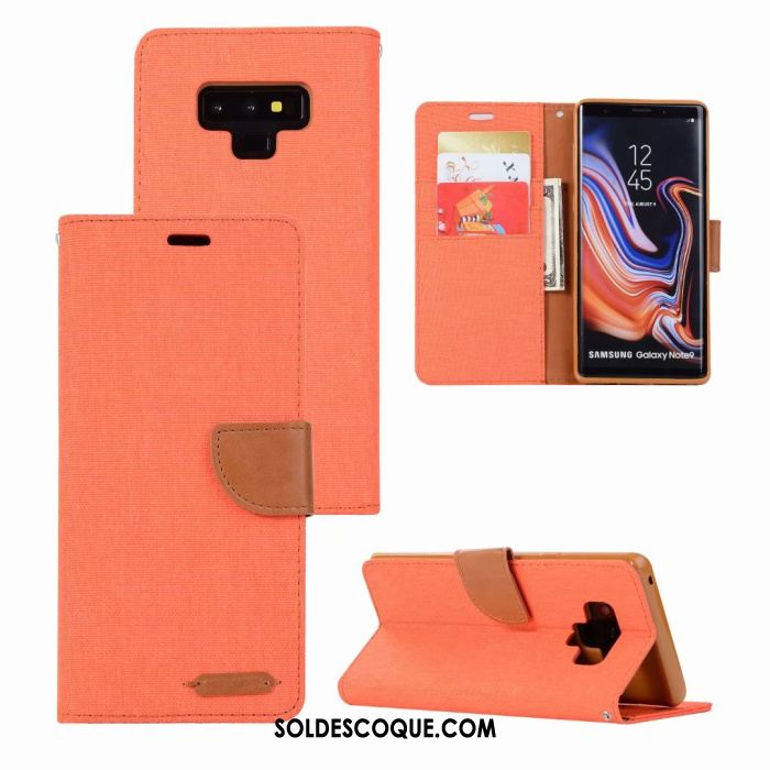 Coque Samsung Galaxy Note 9 Étui En Cuir Gris Tout Compris Incassable Étoile Pas Cher