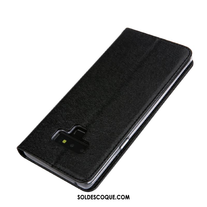 Coque Samsung Galaxy Note 9 Étui En Cuir Téléphone Portable Modèle Fleurie Incassable Rouge Soldes