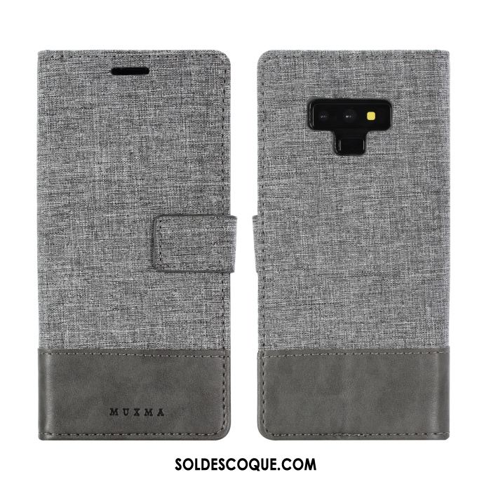 Coque Samsung Galaxy Note 9 Étui Incassable Protection Noir Étoile Pas Cher