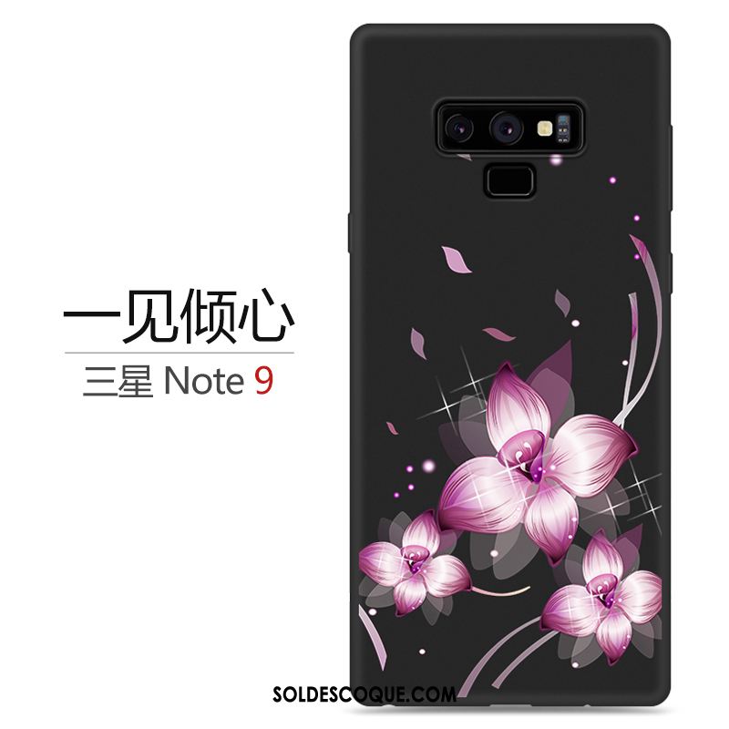 Coque Samsung Galaxy Note 9 Étui Personnalité Fluide Doux Rouge Incassable Soldes