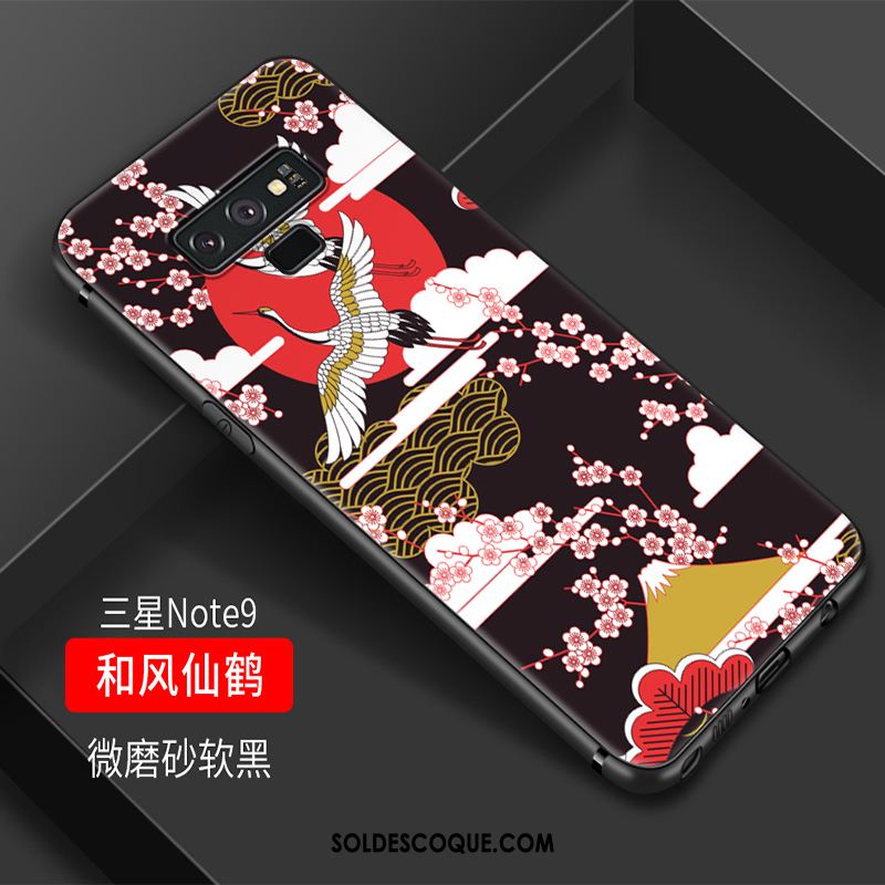 Coque Samsung Galaxy Note 9 Étui Protection Multicolore Style Chinois Silicone Pas Cher