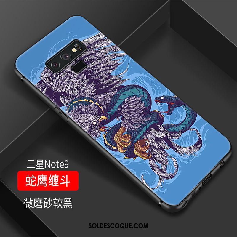 Coque Samsung Galaxy Note 9 Étui Protection Multicolore Style Chinois Silicone Pas Cher