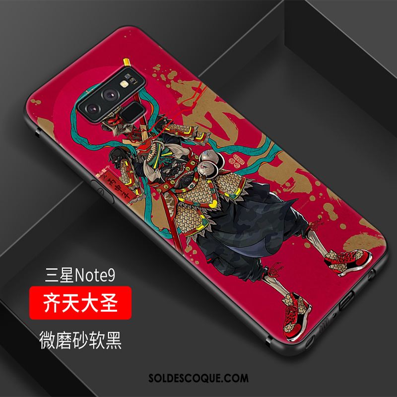 Coque Samsung Galaxy Note 9 Étui Protection Multicolore Style Chinois Silicone Pas Cher