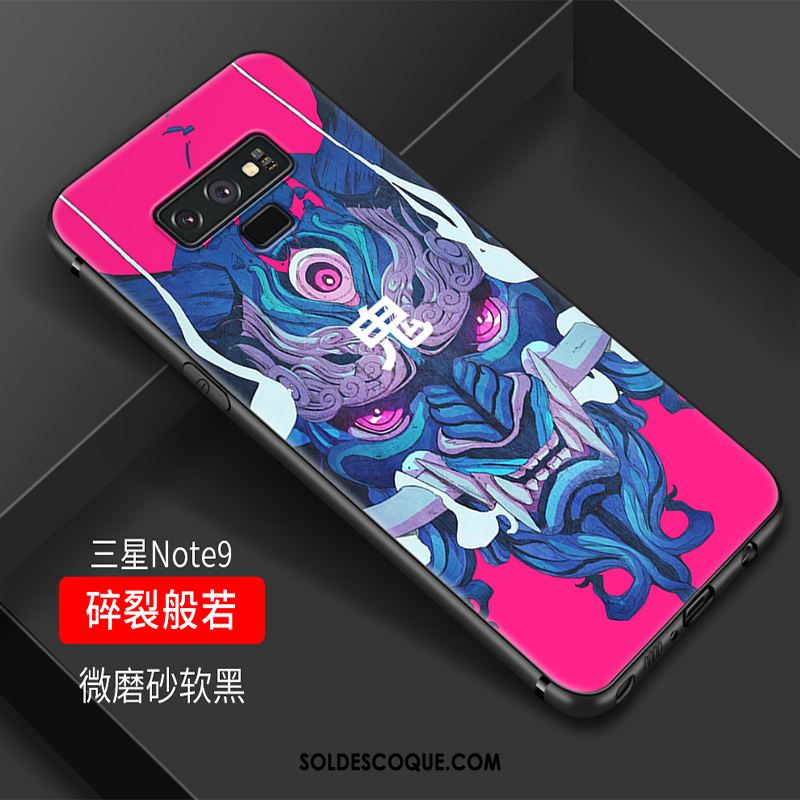 Coque Samsung Galaxy Note 9 Étui Protection Multicolore Style Chinois Silicone Pas Cher