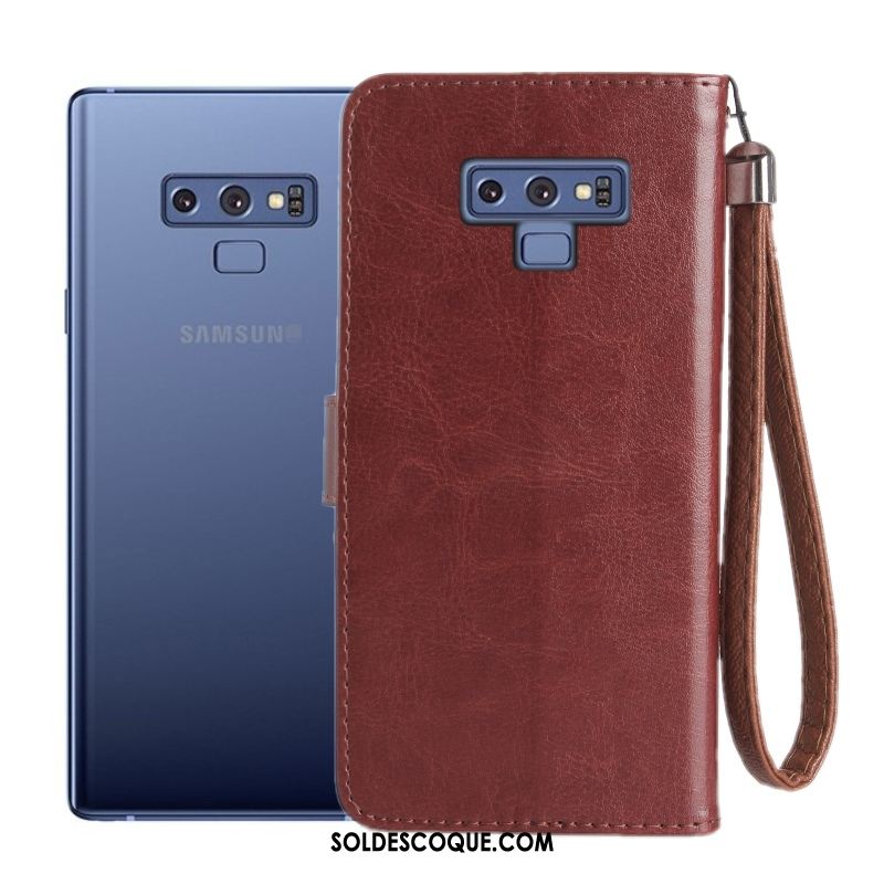 Coque Samsung Galaxy Note 9 Étui Protection Rose Incassable Téléphone Portable Pas Cher