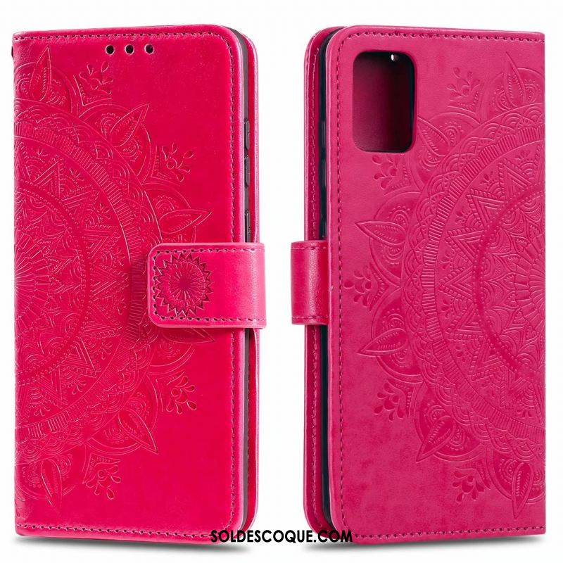 Coque Samsung Galaxy Note20 Rose Téléphone Portable Sac Clamshell Étui En Cuir En Vente