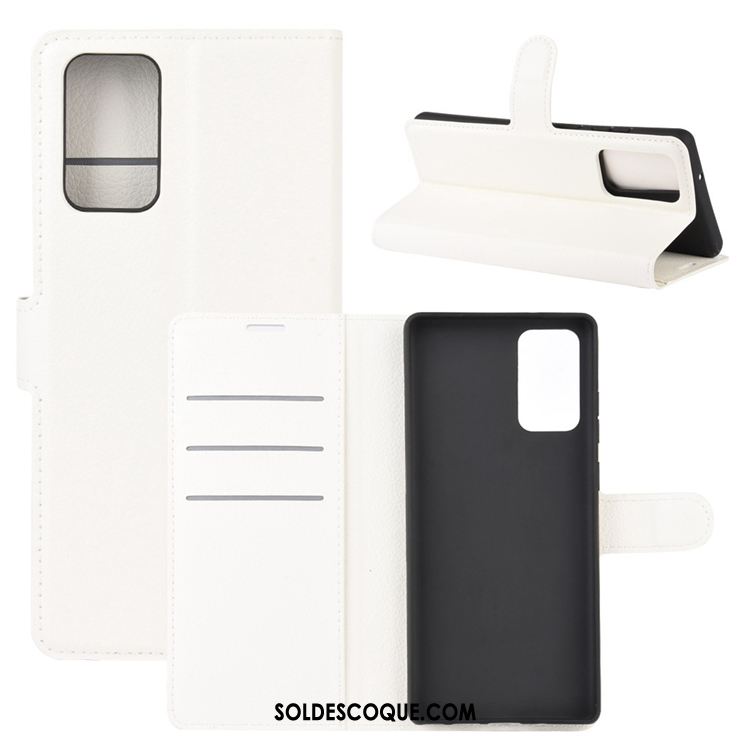 Coque Samsung Galaxy Note20 Ultra Carte Délavé En Daim Étoile Antidérapant Clamshell En Vente