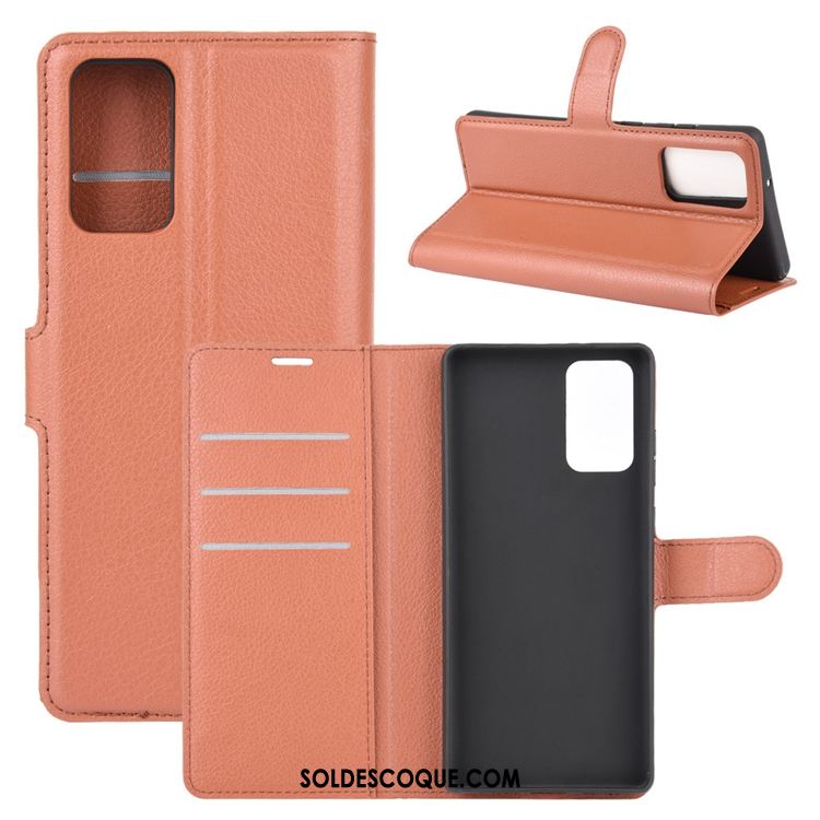 Coque Samsung Galaxy Note20 Ultra Carte Délavé En Daim Étoile Antidérapant Clamshell En Vente