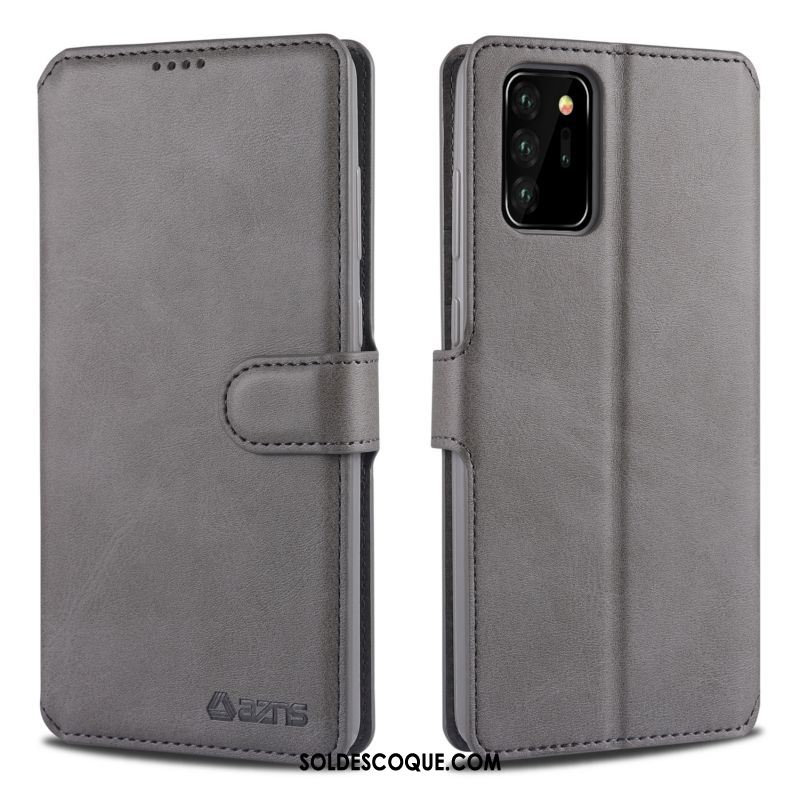 Coque Samsung Galaxy Note20 Ultra Nouveau Étui Portefeuille Téléphone Portable Fluide Doux Soldes