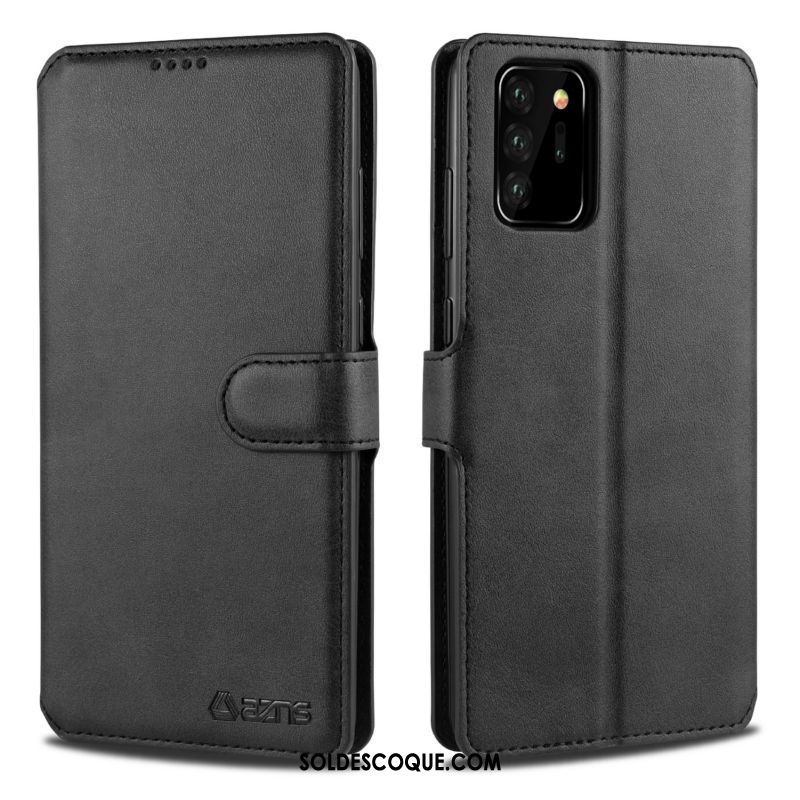 Coque Samsung Galaxy Note20 Ultra Nouveau Étui Portefeuille Téléphone Portable Fluide Doux Soldes