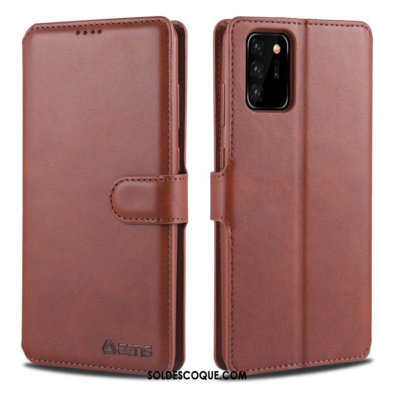 Coque Samsung Galaxy Note20 Ultra Nouveau Étui Portefeuille Téléphone Portable Fluide Doux Soldes