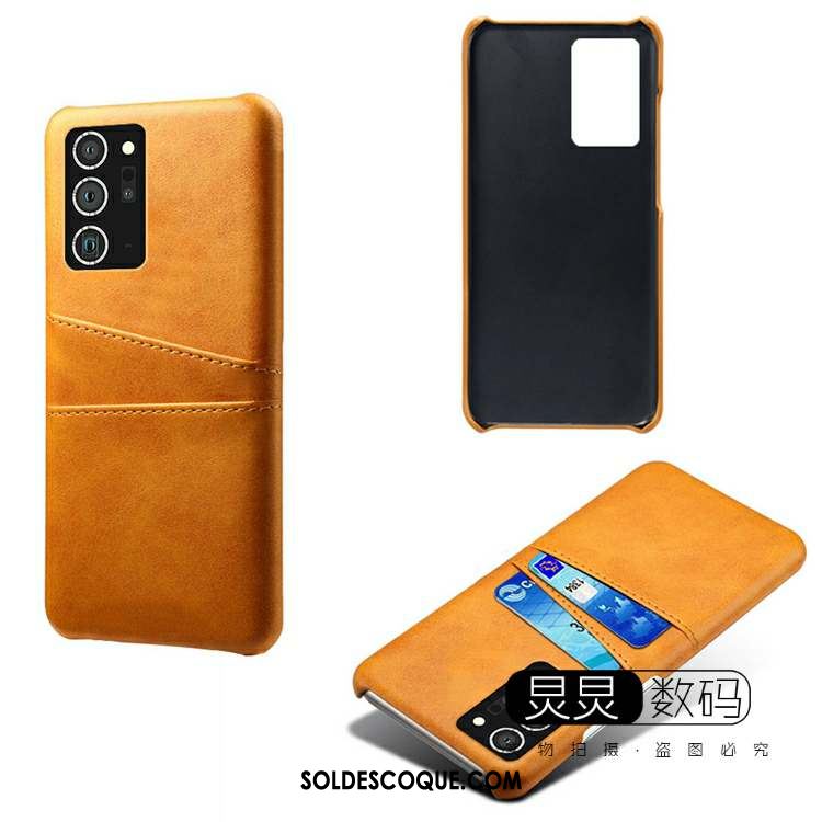 Coque Samsung Galaxy Note20 Vintage Étoile Jaune Carte Téléphone Portable Soldes