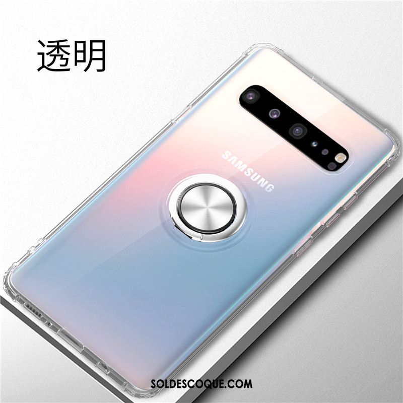 Coque Samsung Galaxy S10 5g Ballon Silicone Protection Blanc Incassable Housse Pas Cher