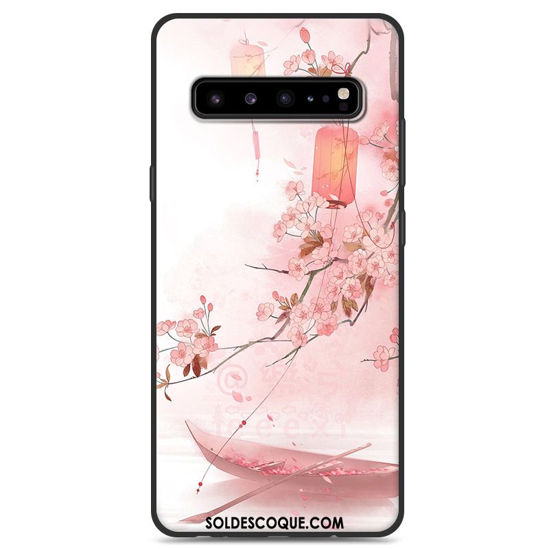 Coque Samsung Galaxy S10 5g Blanc Étoile Protection Vent Téléphone Portable En Vente