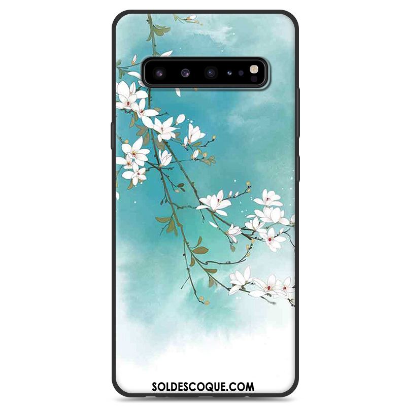 Coque Samsung Galaxy S10 5g Blanc Étoile Protection Vent Téléphone Portable En Vente