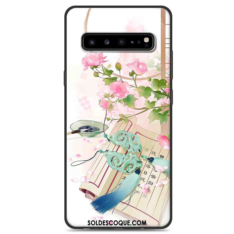 Coque Samsung Galaxy S10 5g Blanc Étoile Protection Vent Téléphone Portable En Vente