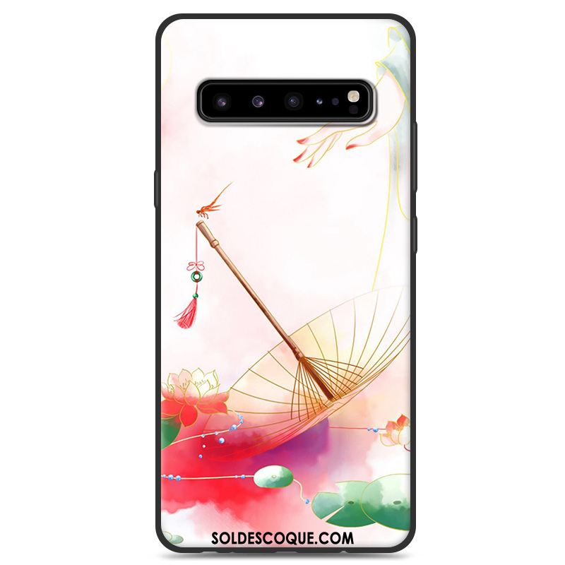 Coque Samsung Galaxy S10 5g Blanc Étoile Protection Vent Téléphone Portable En Vente