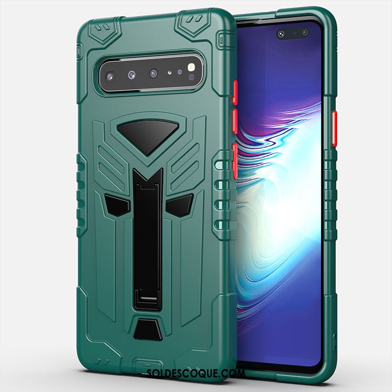 Coque Samsung Galaxy S10 5g Couvercle Arrière Étoile Téléphone Portable Vert Étui En Vente