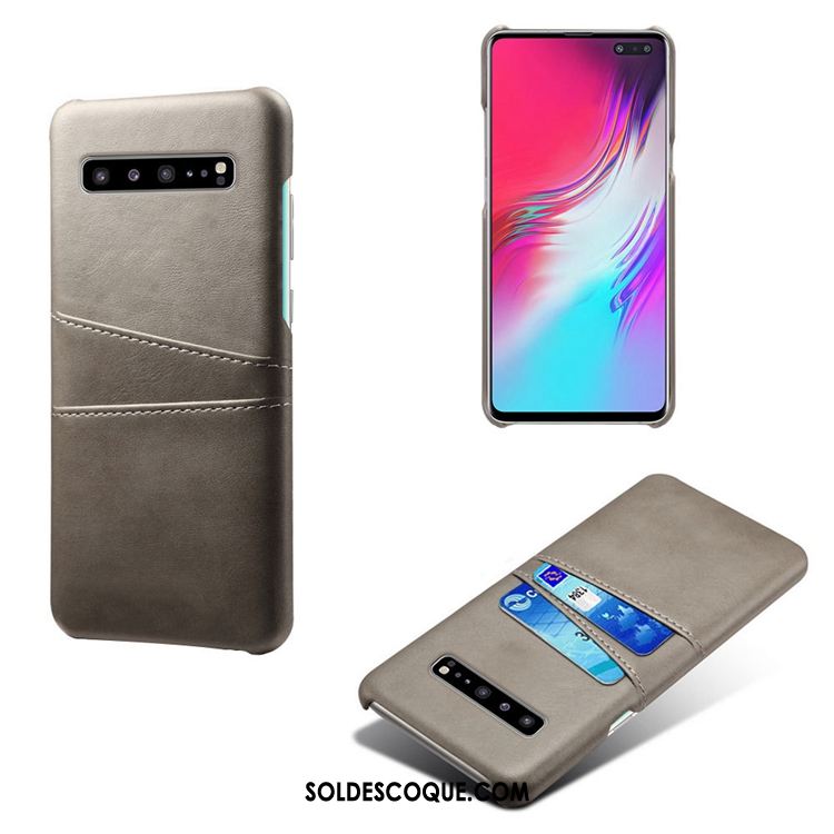 Coque Samsung Galaxy S10 5g Cuir Étoile Petit Bovins Étui En Vente