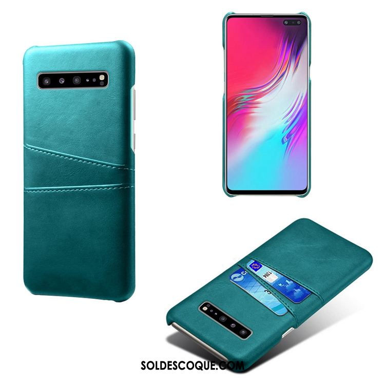 Coque Samsung Galaxy S10 5g Cuir Étoile Petit Bovins Étui En Vente