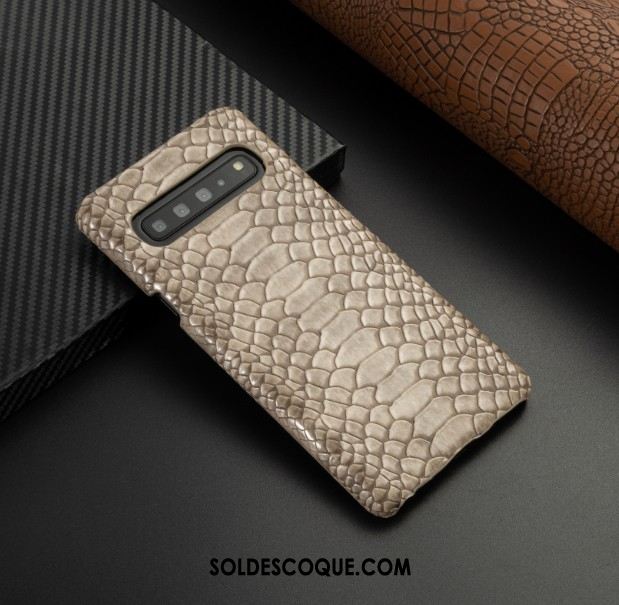 Coque Samsung Galaxy S10 5g Protection Business Étoile Étui Cuir Pas Cher