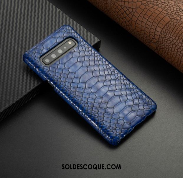 Coque Samsung Galaxy S10 5g Protection Business Étoile Étui Cuir Pas Cher