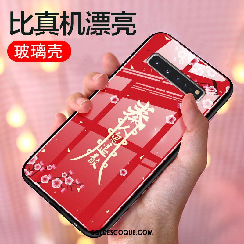 Coque Samsung Galaxy S10 5g Style Chinois Protection Verre Nouveau Tout Compris Soldes