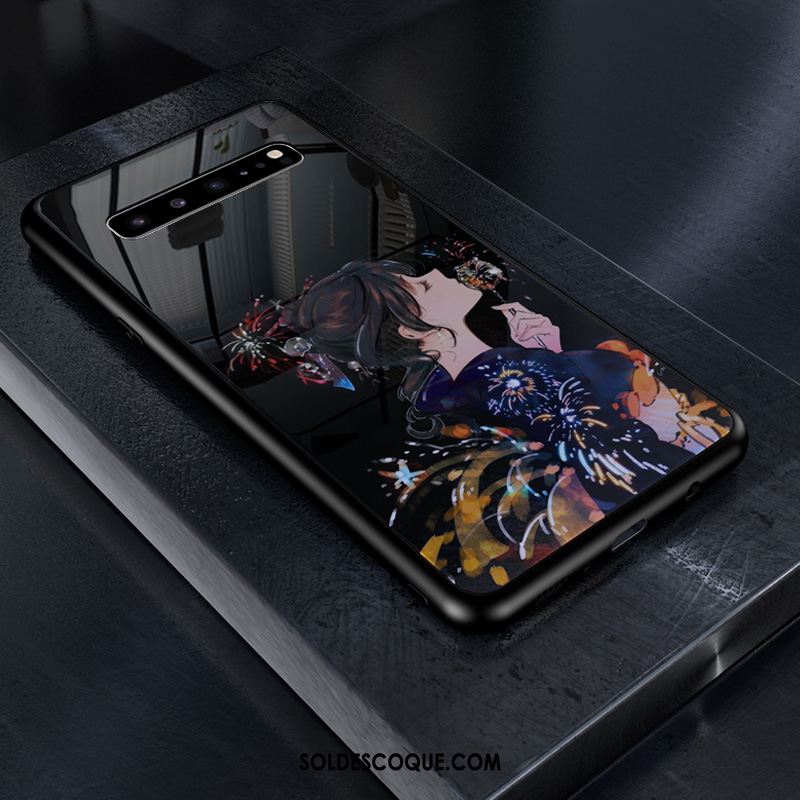 Coque Samsung Galaxy S10 5g Tendance Peinture Étui Téléphone Portable Amoureux France