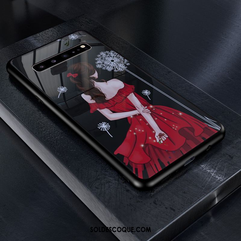 Coque Samsung Galaxy S10 5g Tendance Peinture Étui Téléphone Portable Amoureux France