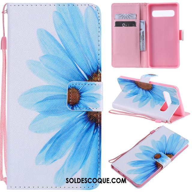 Coque Samsung Galaxy S10 5g Étoile Étui En Cuir Rose Silicone Dessin Animé En Ligne