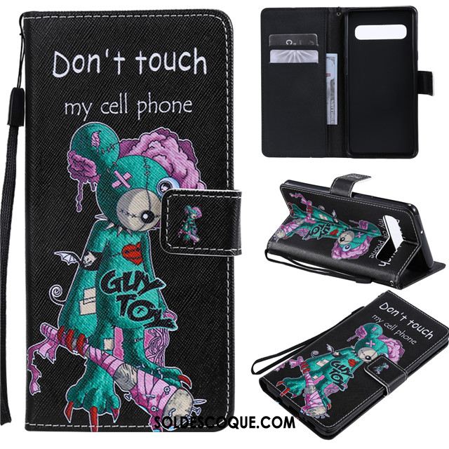 Coque Samsung Galaxy S10 5g Étoile Étui En Cuir Rose Silicone Dessin Animé En Ligne