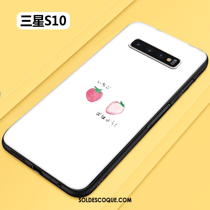 Coque Samsung Galaxy S10 Art Jaune Étoile Protection Incassable Housse En Vente