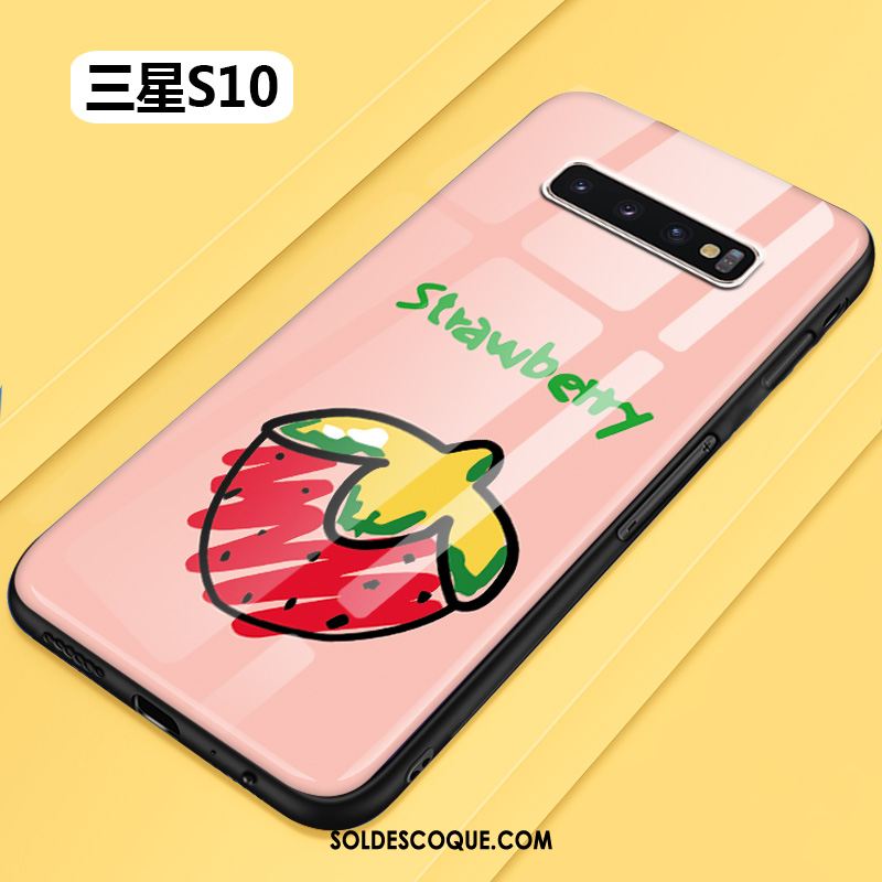 Coque Samsung Galaxy S10 Art Jaune Étoile Protection Incassable Housse En Vente