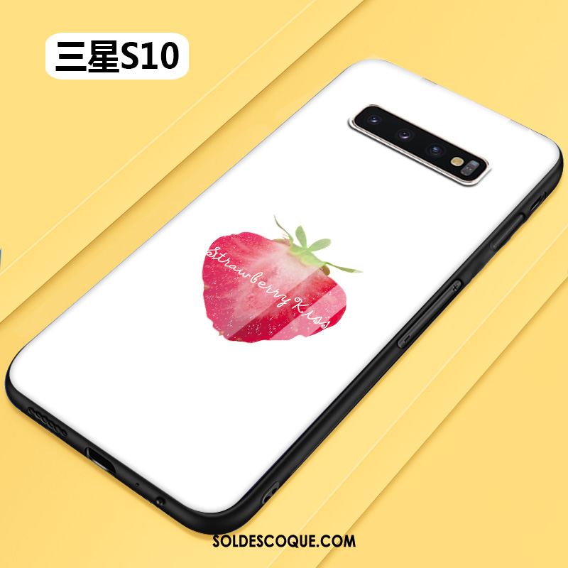 Coque Samsung Galaxy S10 Art Jaune Étoile Protection Incassable Housse En Vente