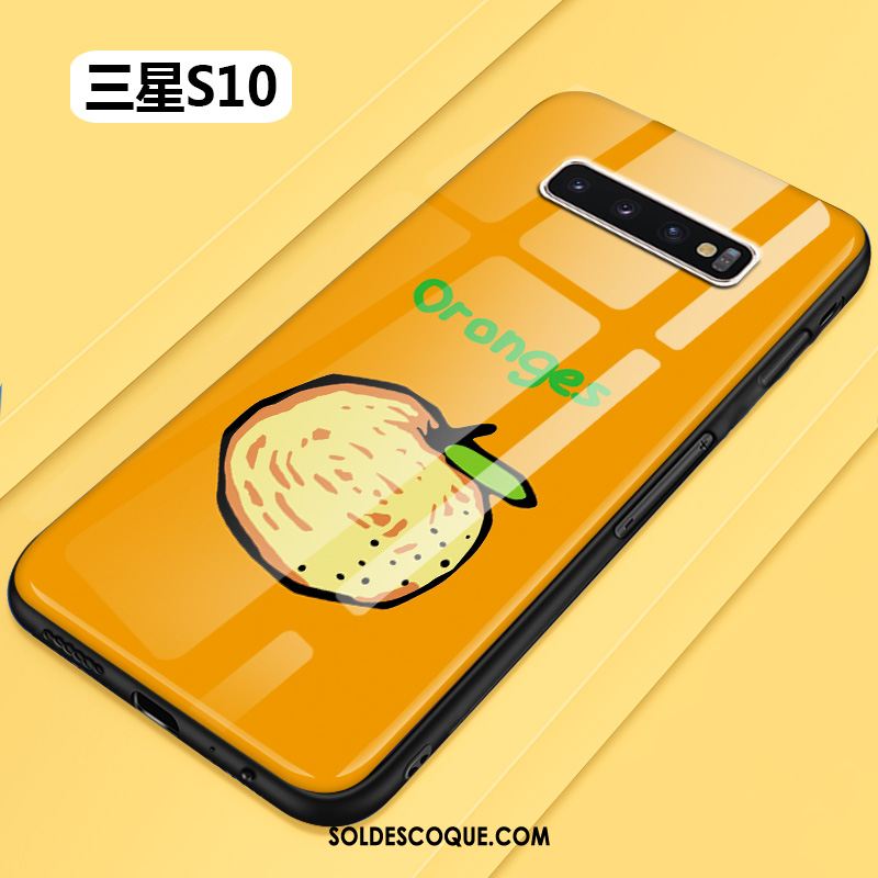 Coque Samsung Galaxy S10 Art Jaune Étoile Protection Incassable Housse En Vente