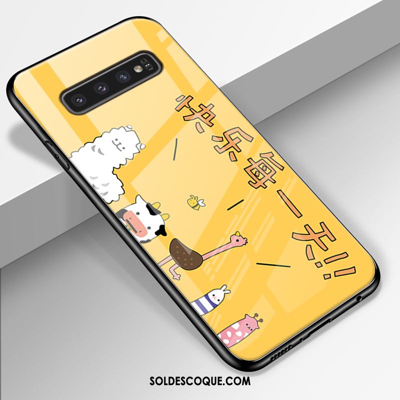 Coque Samsung Galaxy S10+ Charmant Tendance Petit Silicone Étui En Ligne