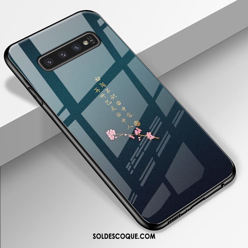 Coque Samsung Galaxy S10+ Créatif Protection Vert Tendance Miroir En Vente