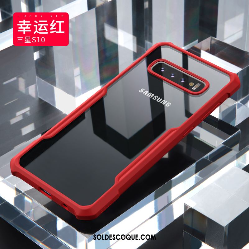 Coque Samsung Galaxy S10 Créatif Téléphone Portable Personnalisé Personnalité Rouge En Vente