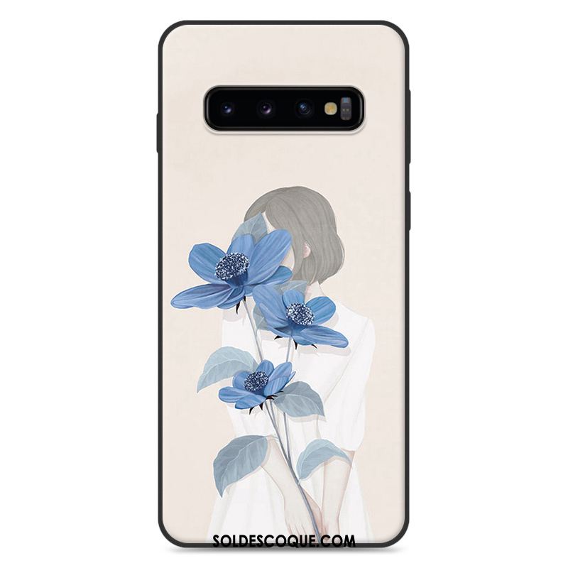 Coque Samsung Galaxy S10 Frais Personnalité Bleu Étoile Silicone France